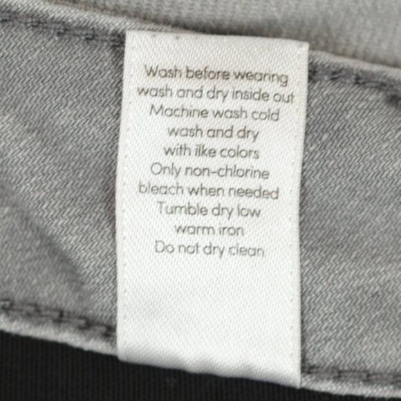 Athleta Sculptek Women's Size 8 Gray Kenai Wash Mid Rise Ankle Skinny Jeans - Picture 10 of 10